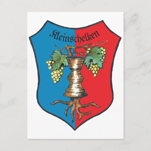 Wappen Kleinschelken Postkarte (Vorderseite)