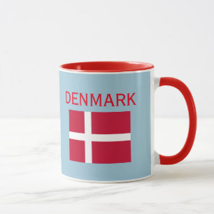 Wappen Kopenhagens Dänemark u. Flaggen-Tasse Tasse