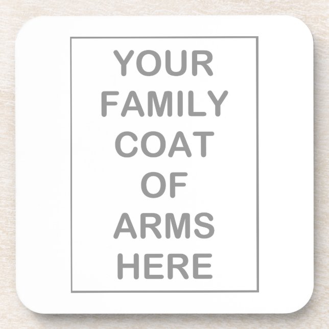 Wappen Korken-Untersetzer Getränkeuntersetzer (Vorderseite)