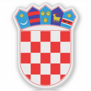 Wappen Kroatiens Aufkleber