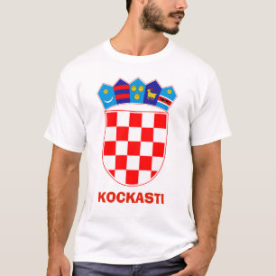 Wappen Kroatiens - Kockasti-T - Shirt