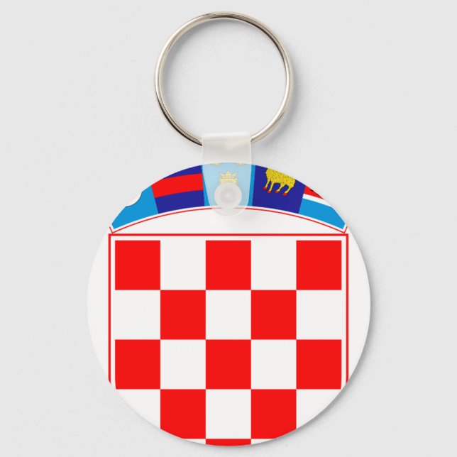 Wappen Kroatiens, Kroatische Embleme, Hrvatska Schlüsselanhänger (Vorderseite)