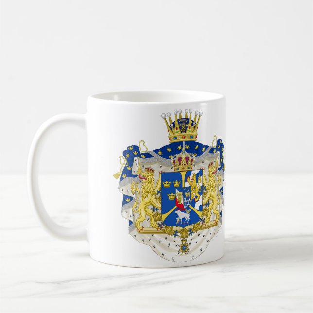 Wappen Kronprins Carl Gustav Av Sverige Kaffeetasse (Links)