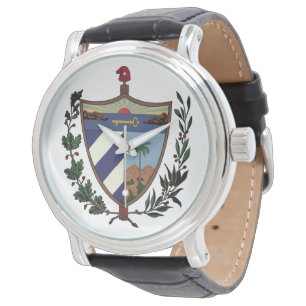 Wappen Kubas Armbanduhr