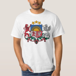 Wappen Lettlands - Latvijas ģerbonis  T-Shirt