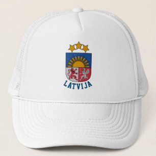 Wappen Lettlands Truckerkappe