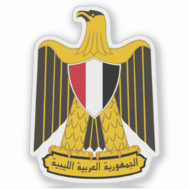 Wappen Libyens (1969-1972) Aufkleber