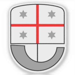 Wappen Liguriens, Italien Aufkleber
