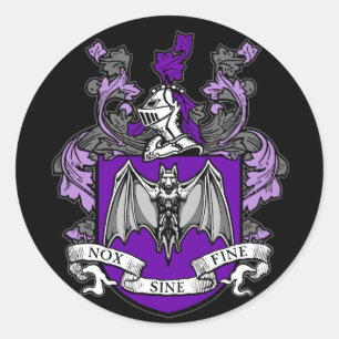 Wappen Lila - Aufkleber