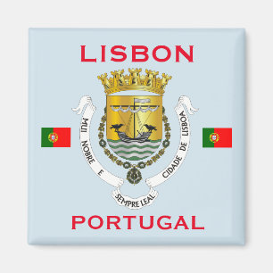 Wappen Lissabons Portugal Magneten Magnet