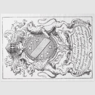 Wappen, Löwen Seidenpapier