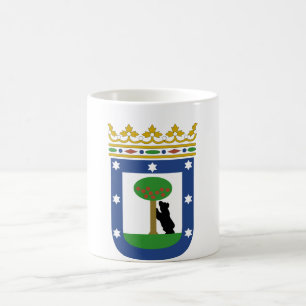 Wappen Madrids Spanien Tasse