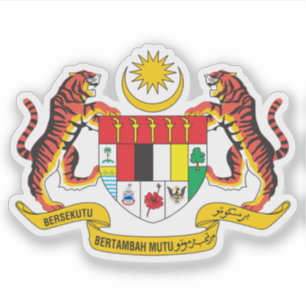 Wappen Malaysias Aufkleber