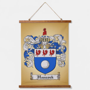 Wappen-Mantel Wandteppich Mit Holzrahmen