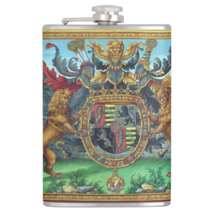 Wappen-Maske Flachmann