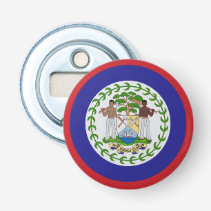 Wappen mit Flagge von Belize Flaschenöffner