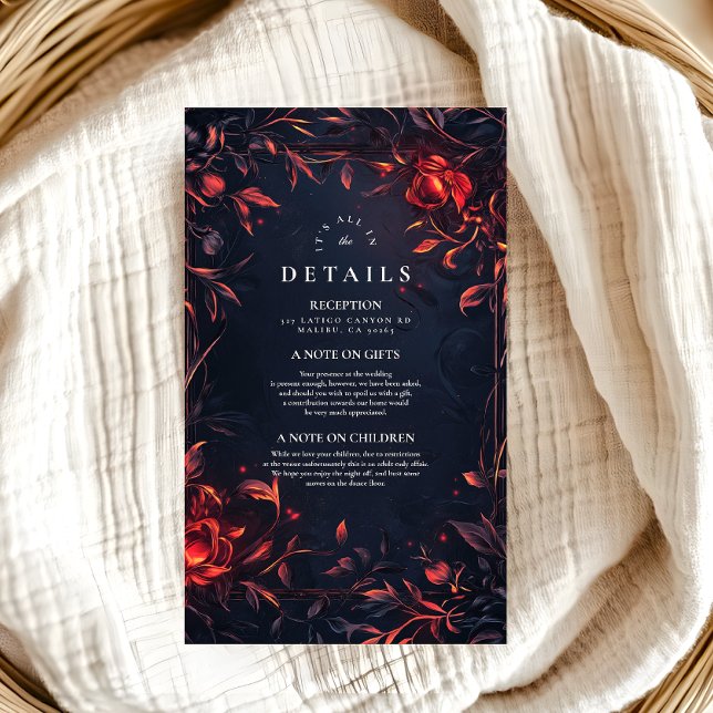 Wappen Monogram Art Nouveau Floral Wedding Begleitkarte (Von Creator hochgeladen)