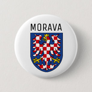Wappen Moraviens - TSCHECHIEN Button