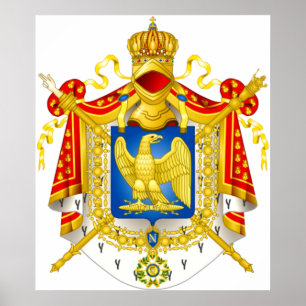 Wappen Napoleon-Druck Poster