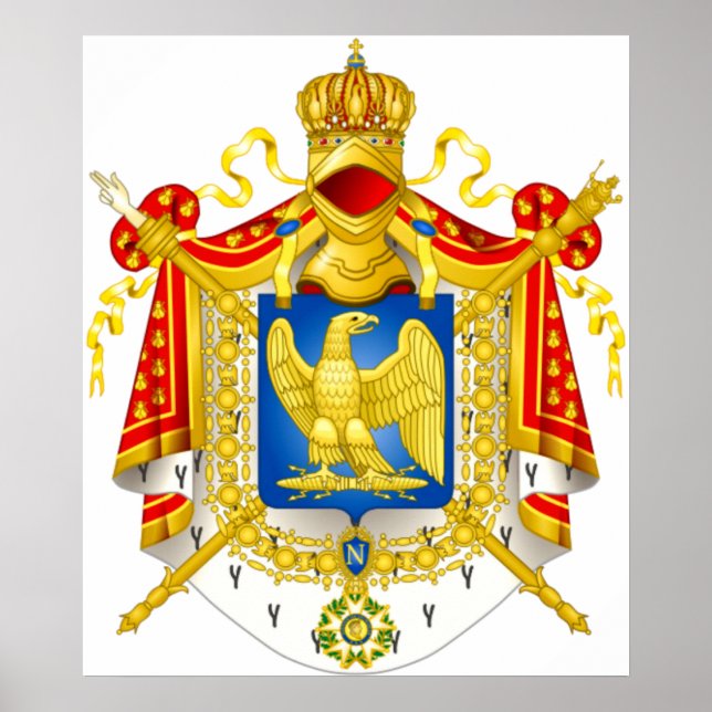 Wappen Napoleon Print Poster (Vorne)