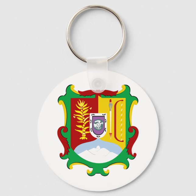 Wappen Nayarit Offiziell Mexico Heraldry Logo Schlüsselanhänger (Vorderseite)
