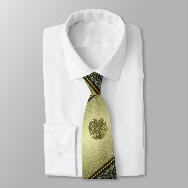 Wappen Neck Tie Krawatte (Gebunden)