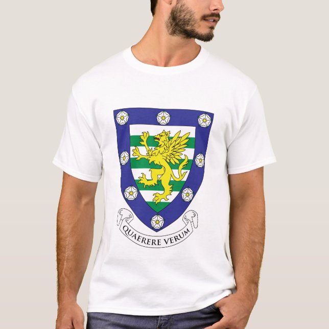 Wappen niederwerfenden Uni-Cambridge-Shirts T-Shirt (Vorderseite)