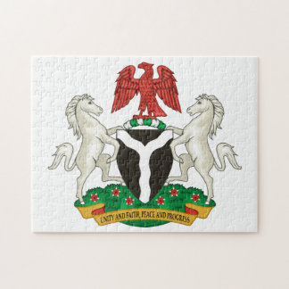 Wappen Nigerias Puzzle
