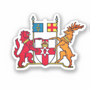 Wappen Nordirlands Aufkleber
