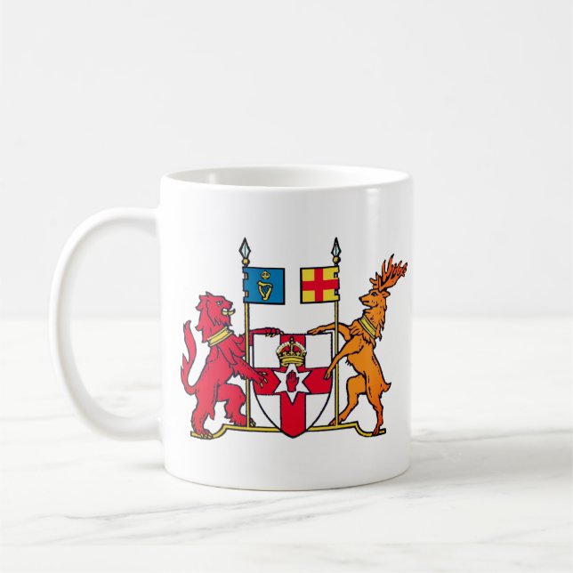 Wappen Nordirlands Kaffee-Tasse Kaffeetasse (Links)