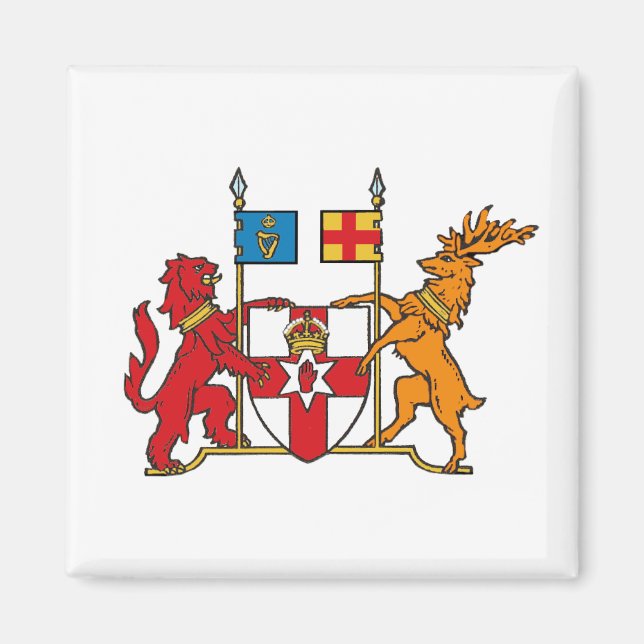 Wappen Nordirlands Magnet (Vorne)