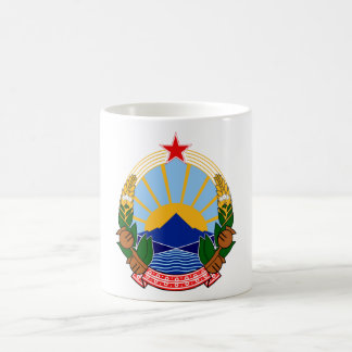 Wappen offizielles Wappenkunde-Symbol Macedonias Kaffeetasse