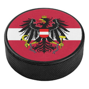 Wappen Österreichs Eishockey Puck