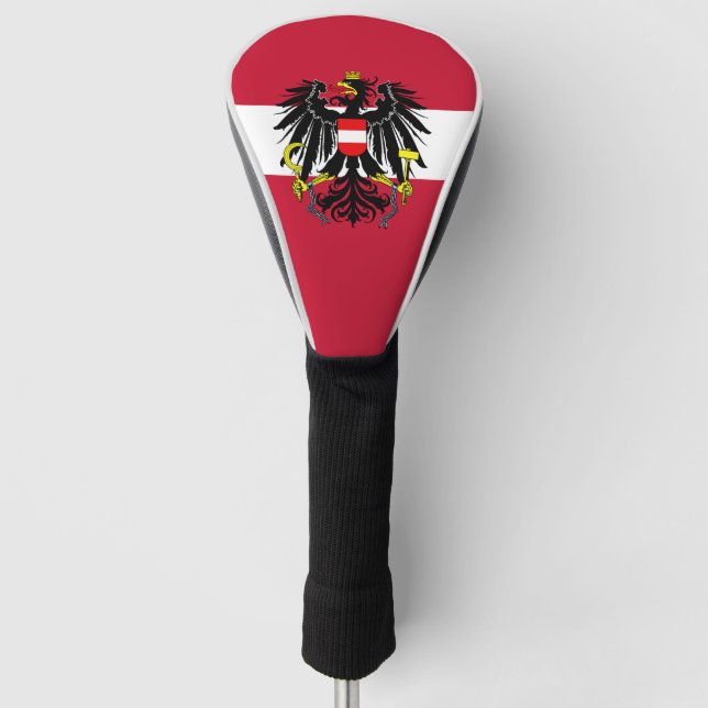 Wappen Österreichs Golf Headcover (Vorderseite)
