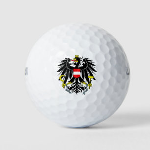 Wappen Österreichs Golfball