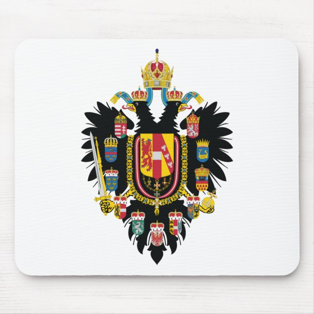Wappen Österreichs Ungarn (1894-1915) Mousepad (Vorne)