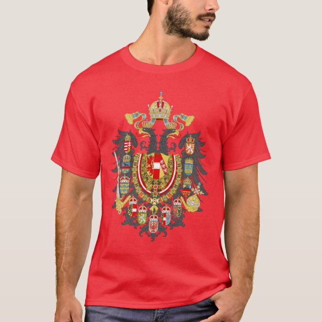 Wappen Österreichs Ungarn T-Shirt (Vorderseite)