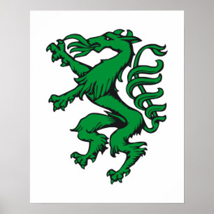 Wappen Panther Steiermark Österreich  Poster