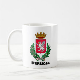 Wappen Perugias, Italien Kaffeetasse