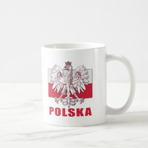 Wappen Polens Polska Kaffeetasse