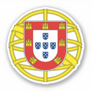 Wappen Portugals (weniger Kakao) Aufkleber