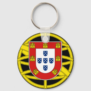 Wappen Portugals (weniger Kakao) Schlüsselanhänger