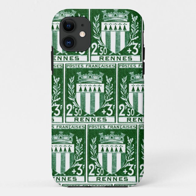 Wappen Rennes, Frankreich Case-Mate iPhone Hülle (Rückseite)