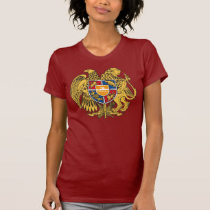 Wappen Republic Armenia Armenien Frauen Shirt