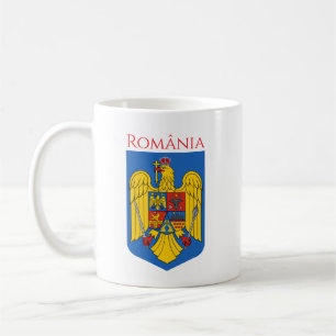 Wappen Rumäniens Kaffeetasse