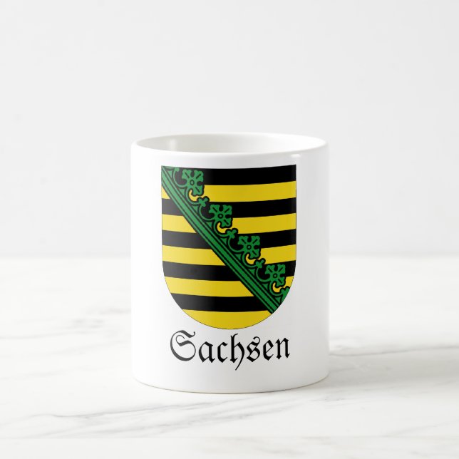 Wappen Sachsen Wappen Tasse (Mittel)