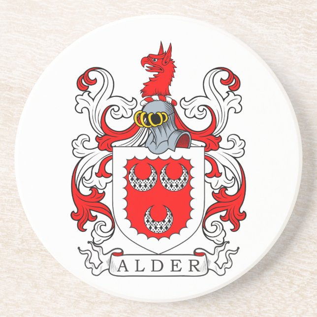 Wappen Sandstein Untersetzer (Vorne)