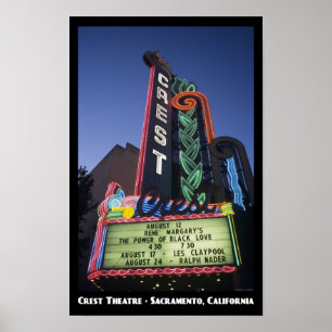 Wappen Theater, Sacramento 11x17 Poster