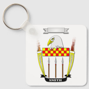 WAPPEN UND SCHILD DER FAMILIE SMITH ALS SCHLÜSSELA SCHLÜSSELANHÄNGER
