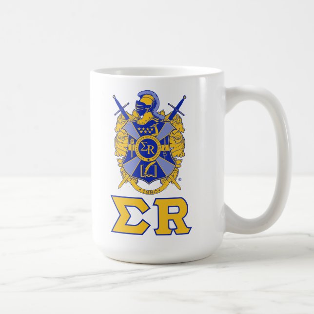 Wappen und Tasse des Sigma-R (Rechts)